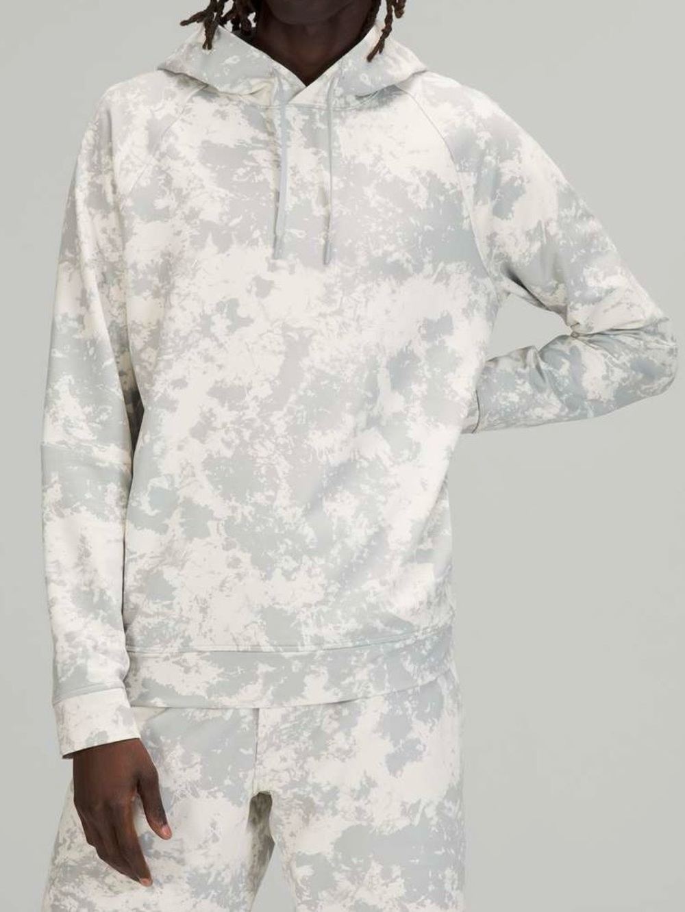 Lululemon City Sweat Pullover Hoodie *Stretch French Terry Large Spectral White